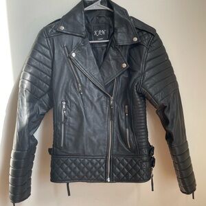 Women's Black Leather Jacket